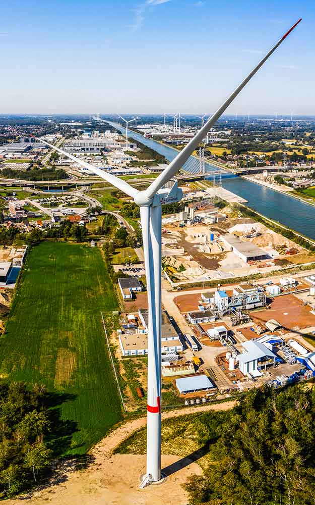 Luminus, de nummer 1 in onshore windenergie in België - Virtueel bezoek aan één van onze windturbines.