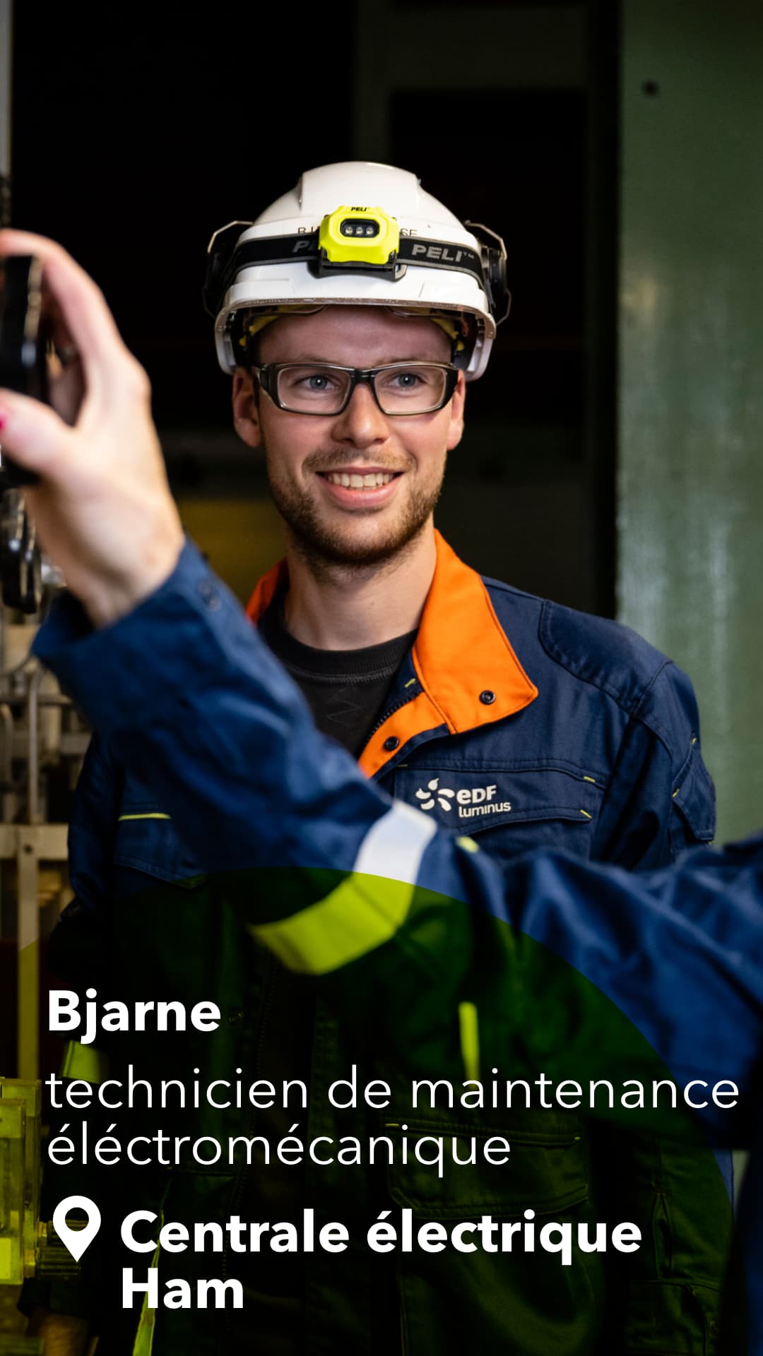 Bjarne - Technicien de maintenance éléctromécanique - Centrale électrique Ham