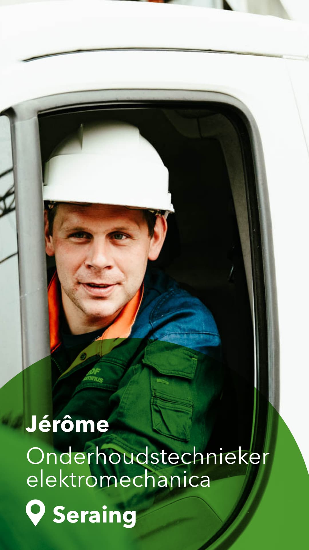 Jérôme - Onderhoudstechnieker elektromechanica - Seraing