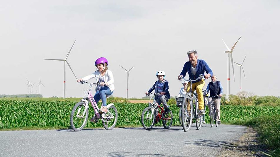 Luminus Wind Day 2021 - Spring op zondag 13 juni op je fiets en maak kennis met de Luminus windturbines in Dessel en Mol.