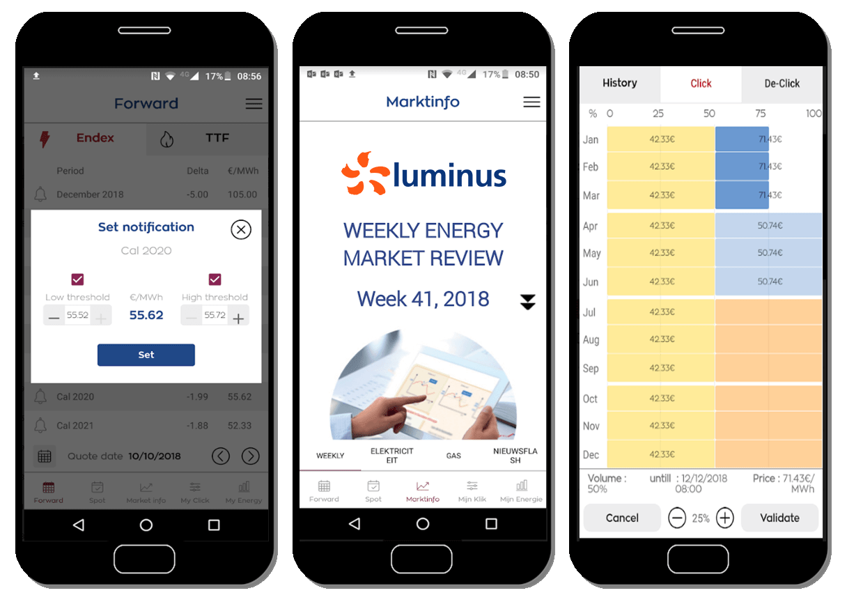 Luminus Energy Management App - Votre gestion de l'énergie sur votre mobile.
