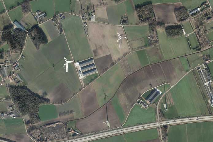 Windmolenpark van Oud-Turnhout.