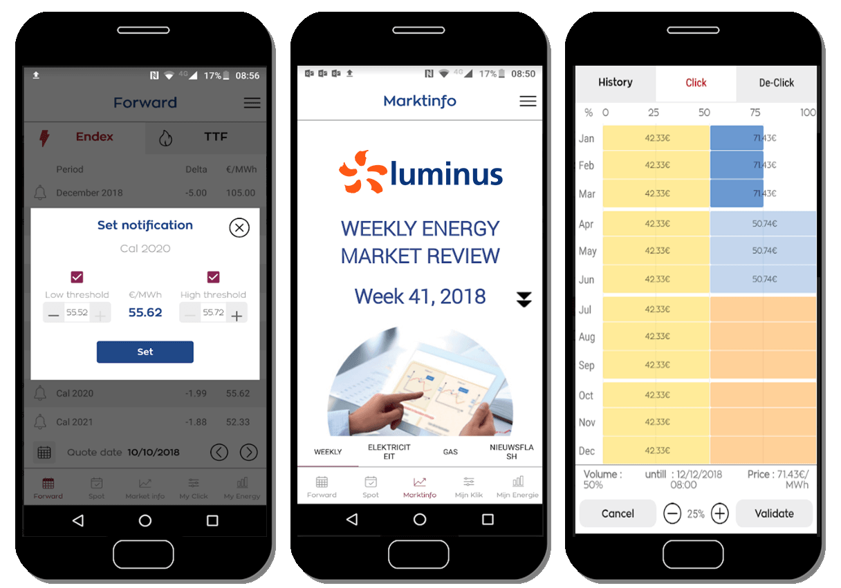Luminus Energy Management app - Uw energiebeheer nu ook mobiel.